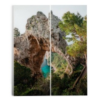 Рисунок На стекле В125 см Sarde единый размер синий AM.PM  фото, kupilegko.ru